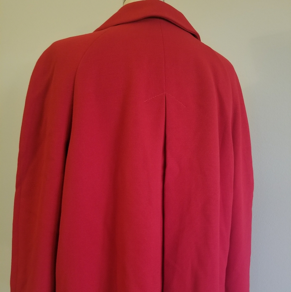 🎉☄💖Host pick💖☄🎉NWT NEW ZARA Red jacket with statement 2 Big buttons - Picture 7 of 13